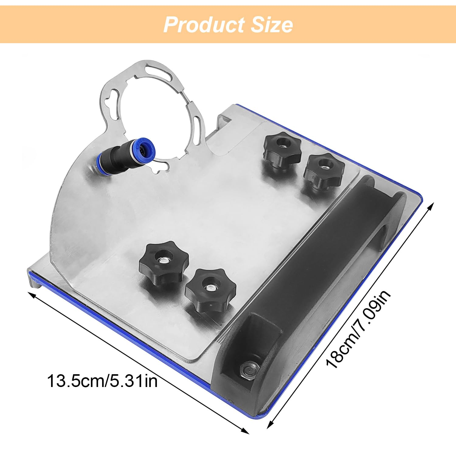 45 Degree Tile Chamfering Tool - Angle Grinder Stand for Tile 45° Chamfer Cutting, Type 100 Angle Grinder Attachment, Cutting Ceramic Stone - Image 2