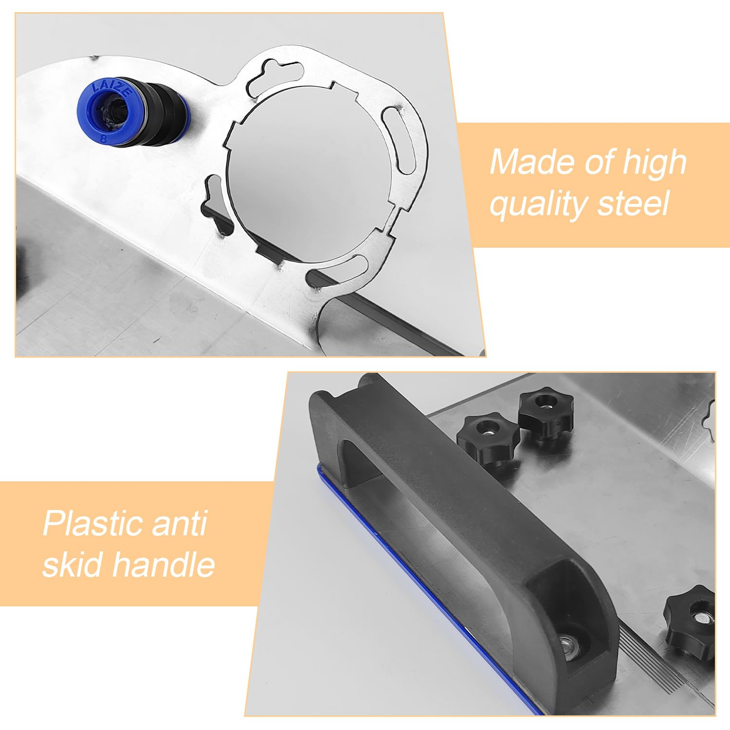45 Degree Tile Chamfering Tool - Angle Grinder Stand for Tile 45° Chamfer Cutting, Type 100 Angle Grinder Attachment, Cutting Ceramic Stone - Image 5